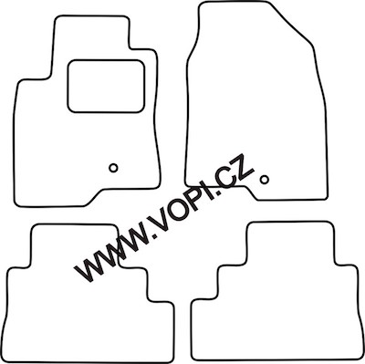 Autokoberce Opel Antara 12/2006 -  Carfit (3454)